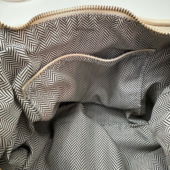 Urban Expressions Sabrina Woven Hobo Handbag Vegan Leather Bone Bag - Picture 5 of 9